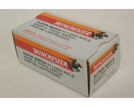 Winchester Super-Match Mark IV Pistol Match Box of 22 LR Ammunition Winchester Super-Match Mark IV Pistol Match Box of 22 LR Ammunition