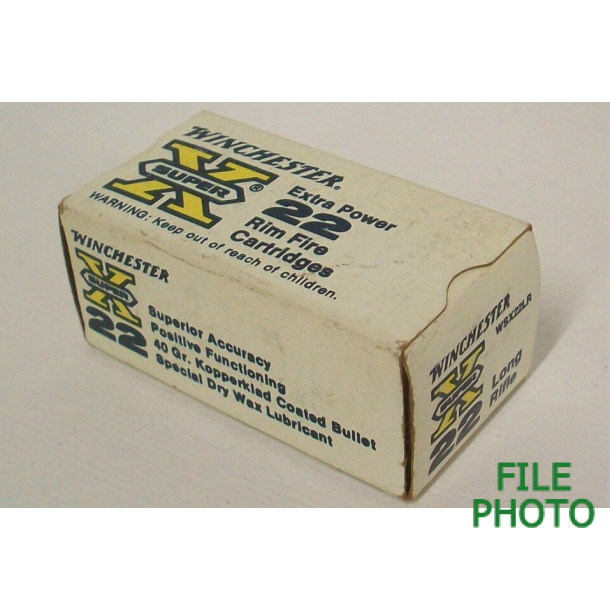 Winchester Super-X Box of 22 LR Ammunition Winchester Super-X Box of 22 LR Ammunition