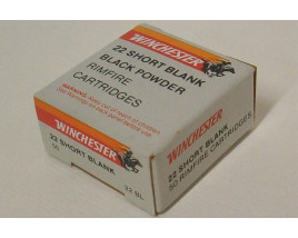 Winchester Box of 22 Short Blank Cartridges Winchester Box of 22 Short Blank Cartridges