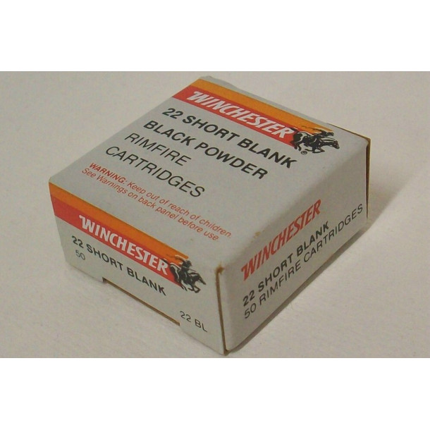 Winchester Box of 22 Short Blank Cartridges