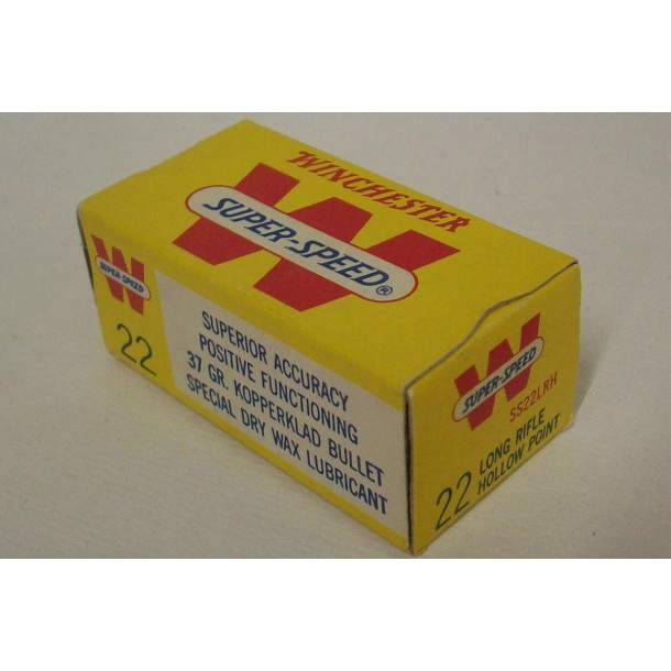 Winchester Super-Speed Box of 22 LR Ammunition - Hollow Point Winchester Super-Speed Box of 22 LR Ammunition - Hollow Point