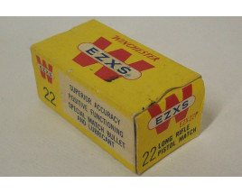Winchester EZXS Pistol Match Box of 22 LR Ammunition - Partial Box Winchester EZXS Pistol Match Box of 22 LR Ammunition - Partial Box