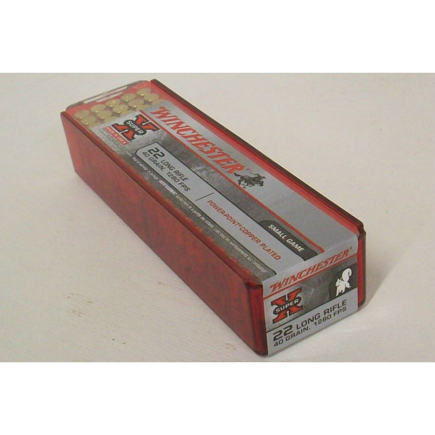 Winchester Super-X Sleeve of 22 LR Ammunition - Hollow Point Winchester Super-X Sleeve of 22 LR Ammunition - Hollow Point
