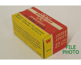 Winchester Super Speed Box of 22 LR Ammunition - Partial Box Winchester Super Speed Box of 22 LR Ammunition - Partial Box
