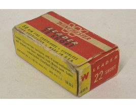 Winchester Leader Box of 22 Short Ammunition Winchester Leader Box of 22 Short Ammunition