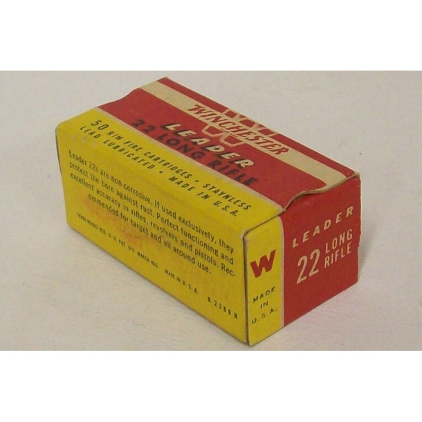 Winchester Leader Box of 22 LR Ammunition Winchester Leader Box of 22 LR Ammunition