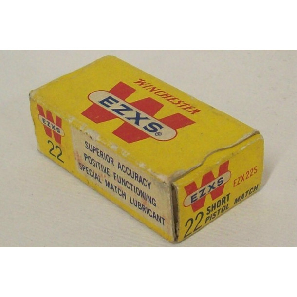 Winchester EZXS Pistol Match Box of 22 Short Ammunition Winchester EZXS Pistol Match Box of 22 Short Ammunition