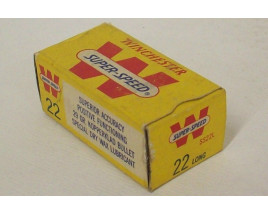 Winchester Super-Speed Box of 22 Long Ammunition - Partial Box Winchester Super-Speed Box of 22 Long Ammunition - Partial Box
