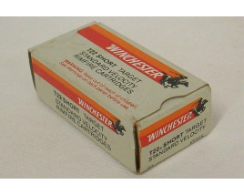 Winchester T22 Target Box of 22 Short Ammunition - Partial Box Winchester T22 Target Box of 22 Short Ammunition - Partial Box