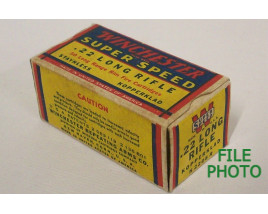 Winchester Super Speed Box of 22 LR Ammunition - Partial Box Winchester Super Speed Box of 22 LR Ammunition - Partial Box