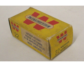 Winchester Box of 22 Winchester Automatic Ammunition - Partial Box Winchester Box of 22 Winchester Automatic Ammunition - Partial Box