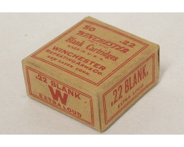 Winchester Box of 22 Short Blank Cartridges - Partial Box Winchester Box of 22 Short Blank Cartridges - Partial Box
