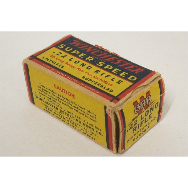 Winchester Super Speed Box of 22 LR Ammunition Winchester Super Speed Box of 22 LR Ammunition