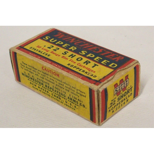 Winchester Super Speed Box of 22 Short Ammunition
