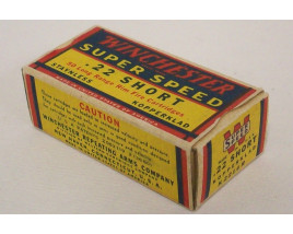 Winchester Super Speed Box of 22 Short Ammunition Winchester Super Speed Box of 22 Short Ammunition