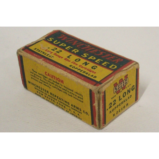 Winchester Super Speed Box of 22 Long Ammunition Winchester Super Speed Box of 22 Long Ammunition