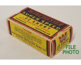 Winchester Super Speed Box of 22 Short Ammunition Winchester Super Speed Box of 22 Short Ammunition