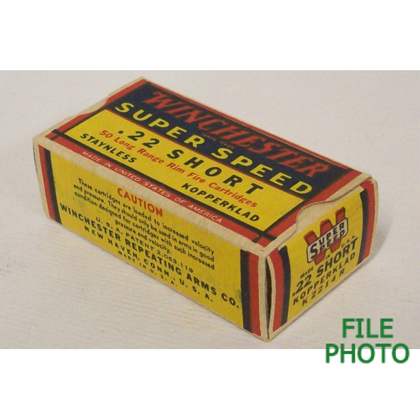 Winchester Super Speed Box of 22 Short Ammunition