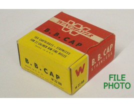 Winchester Staynless Box of 22 B.B. Caps Ammunition Winchester Staynless Box of 22 B.B. Caps Ammunition