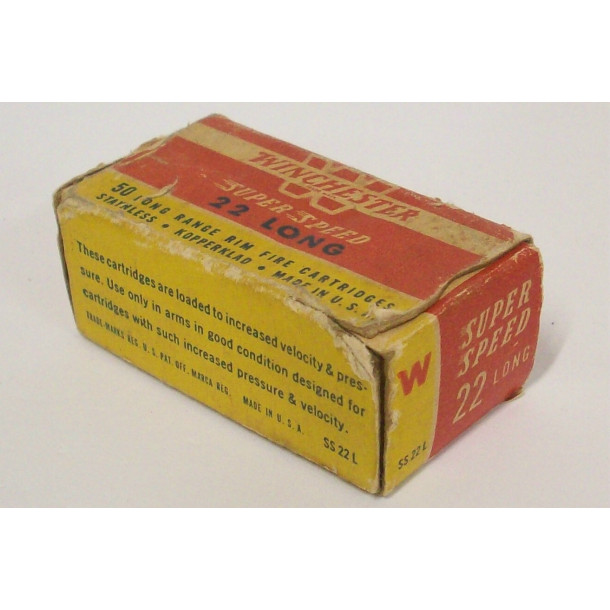 Winchester Super Speed Box of 22 Long Ammunition Winchester Super Speed Box of 22 Long Ammunition