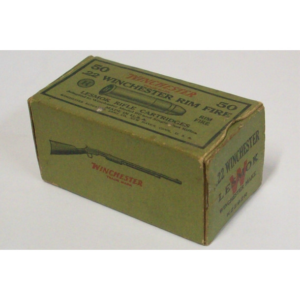 Winchester Lesmok Box of 22 WRF Ammunition