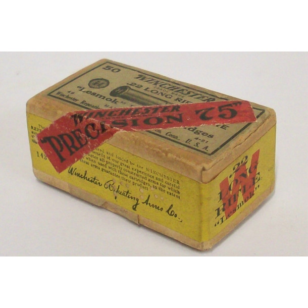 Winchester Precision 75 Box of 22 LR Ammunition - Partial Box Winchester Precision 75 Box of 22 LR Ammunition - Partial Box