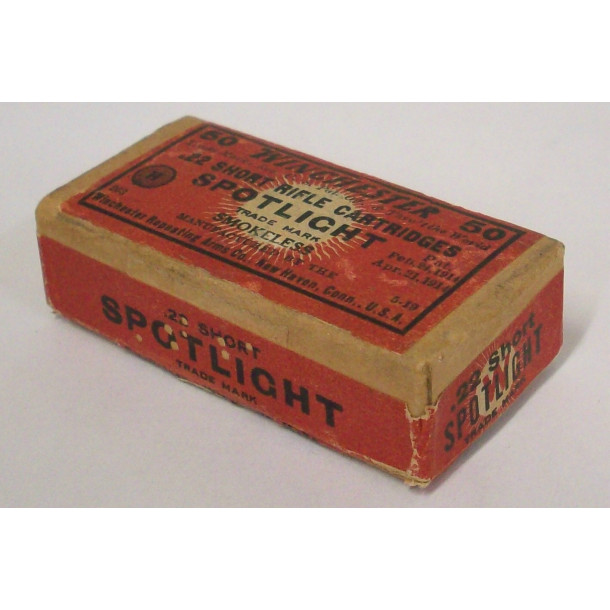 Winchester Spotlight Box of 22 Short Ammunition - Hollow Point