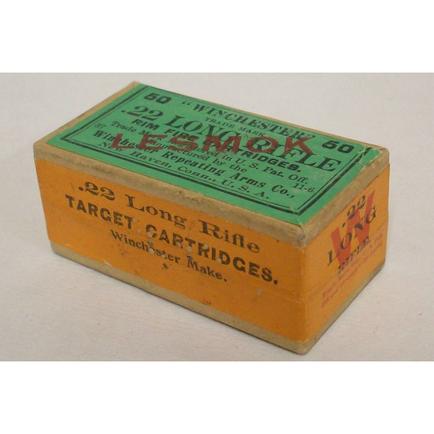 Winchester Lesmok Box of 22 LR Ammunition Winchester Lesmok Box of 22 LR Ammunition