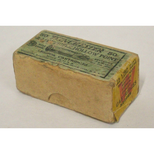 Winchester Lesmok Box of 22 LR Ammunition - Hollow Point - Partial Box