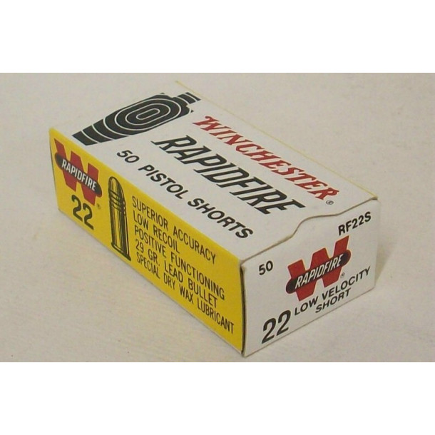 Winchester of Australia Rapidfire Box of 22 Short Ammunition Winchester of Australia Rapidfire Box of 22 Short Ammunition