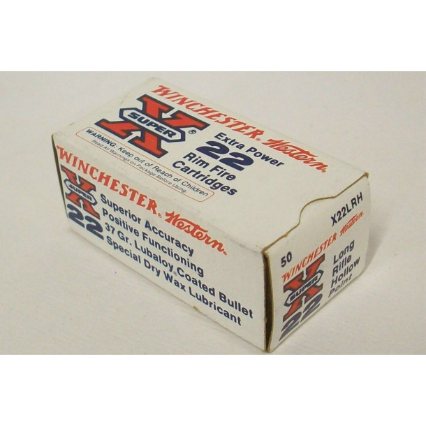 Winchester-Western Super-X Box of 22 LR Ammunition - Hollow Point