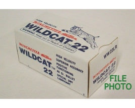 Winchester-Western Wildcat 22 Box of 22 LR Ammunition Winchester-Western Wildcat 22 Box of 22 LR Ammunition