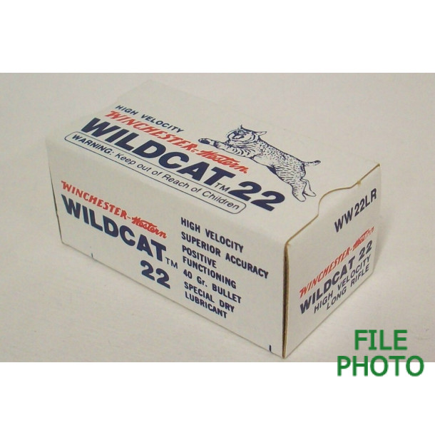Winchester-Western Wildcat 22 Box of 22 LR Ammunition