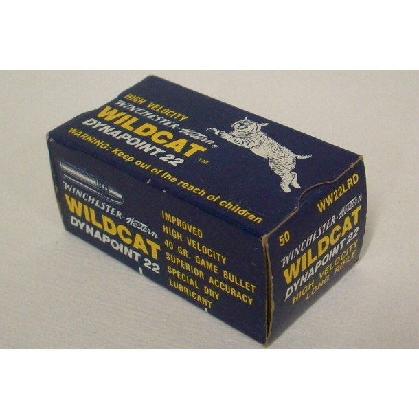 Winchester-Western Wildcat Dynapoint 22 Box of 22 LR Ammunition - Hollow Point Winchester-Western Wildcat Dynapoint 22 Box of 22 LR Ammunition - Hollow Point