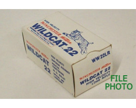 Winchester-Western Wildcat 22 Box of 22 LR Ammunition Winchester-Western Wildcat 22 Box of 22 LR Ammunition