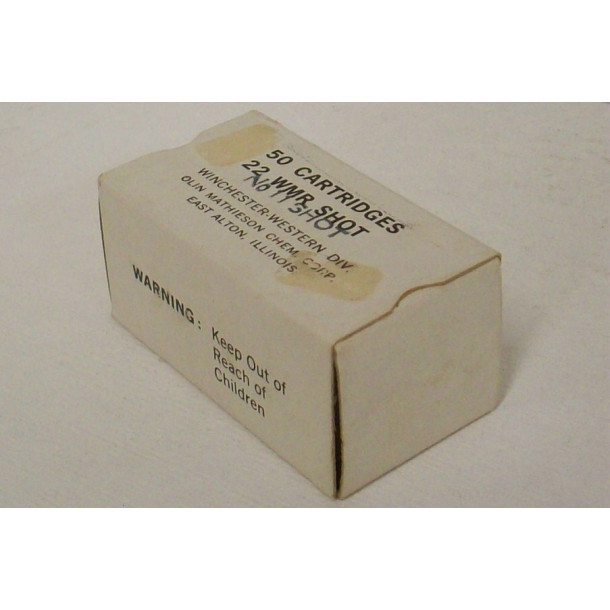 Winchester-Western Experimental Box of 22 WMR Ammunition - No. 11 Shot