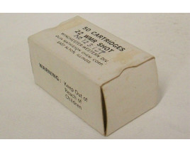 Winchester-Western Experimental Box of 22 WMR Ammunition - No. 12 Shot - Partial Box Winchester-Western Experimental Box of 22 WMR Ammunition - No. 12 Shot - Partial Box