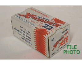 Winchester-Western Super-X Xpediter Box of 22 LR Ammunition - Hollow Point Winchester-Western Super-X Xpediter Box of 22 LR Ammunition - Hollow Point