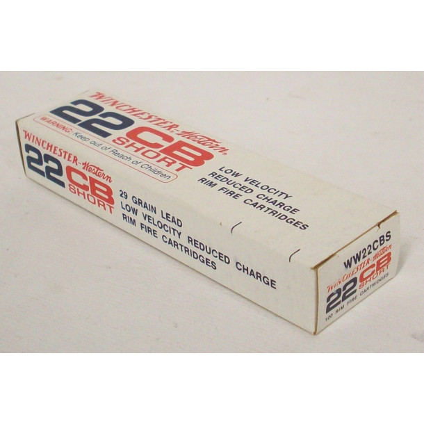 Winchester-Western Box of 22 CB Short Ammunition Winchester-Western Box of 22 CB Short Ammunition