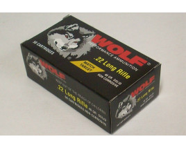 Wolf Match Target Box of 22 LR Ammunition Wolf Match Target Box of 22 LR Ammunition