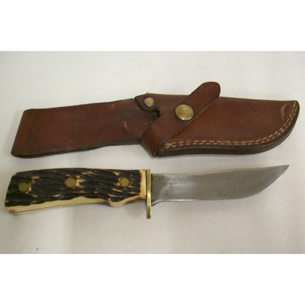 Imperial Stag Handled Sheath Knife