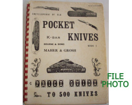 Encyclopedia of Old Pocket Knives: Book 1  - Soft Cover Book - by Ron Ehrhardt