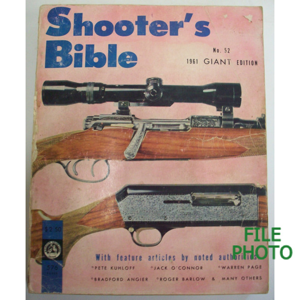 Shooter's Bible No. 52 - 1961 Edition - Soft Cover Book - by Stoeger