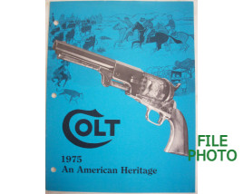 Colt 1975 Firearms Catalog - Original