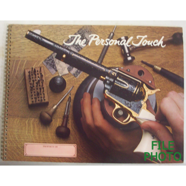 Colt 1977 Firearms Custom Gun Shop "The Personal Touch" Catalog - Original