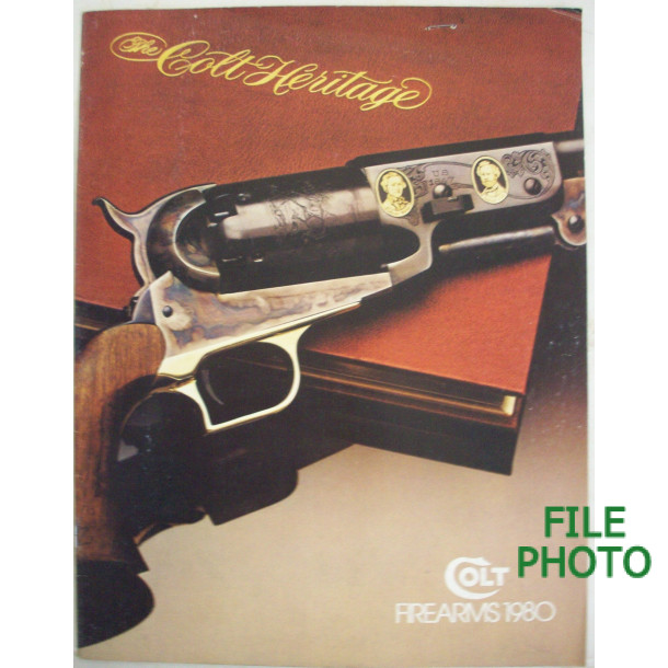 Colt 1980 Firearms Catalog - Original