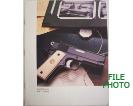 Colt 1987 Firearms Catalog - Original