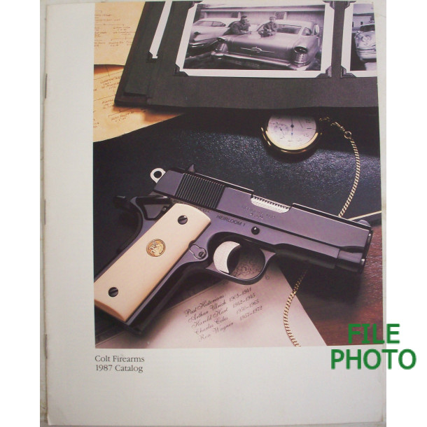 Colt 1987 Firearms Catalog - Original