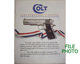 Colt 1989 Firearms Catalog - Original