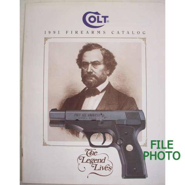 Colt 1991 Firearms Catalog - Original
